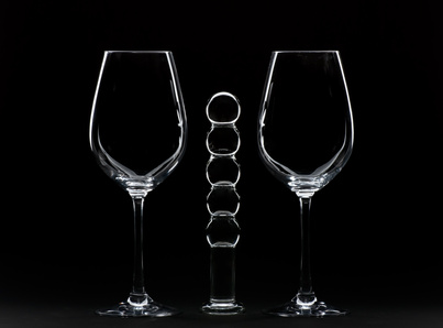 Wine Glasses and Dildo
