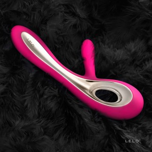 LELO-Soraya-cerise-rabbit-vibrator